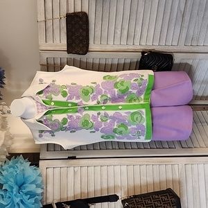 Vintage circa 1960's/ 1970 3 piece ladies shorts outfit